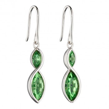 Fiorelli Green Twist Earrings